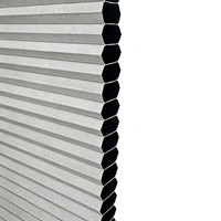Décoration de fenêtre, stores verticaux en nid d'abeille de 16 mm, tissus en polyester, anti-UV, écologiques, pour cuisine et salle de bain, occultants cellulaires