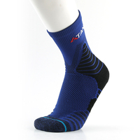 ATAN – coussin éponge anti-boulochage, équipe de basket-ball, course à pied, Sport, vélo, Soc, femmes, chaussettes de basket-ball d'élite colorées