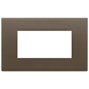 Brushed Dark Bronze Wall <b>Plate</b> 15x9.3 Cm For <b>Switches</b> - Product Image 1