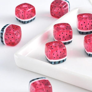 Cuentas Acrílicas con Estampado de Frutas Coloridas, Tendencia Verano 2026, Cuentas Sueltas para DIY, para Pulseras y Elásticos para el Cabello - Product Image 6