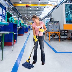 Tùy Chỉnh Thương Mại Cấp Trung Quốc Thực Hiện Looped End Nhiệm Vụ Nặng Nề Lớn Công Nghiệp Làm Sạch Bông Ướt Sợi Lau - Product Image 3