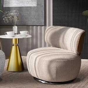 Fauteuil pivotant moderne pour chambre à coucher, salon, luxe léger, créatif, minimaliste, réception, négociation - Product Image 3