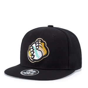หมวกแก๊ป Snapback ปักโลโก้แบบกำหนดเอง หมวกวินเทจ Snapback ปักโลโก้ 3 มิติ หมวก Snapback แบบสั่งทำพิเศษ - Product Image 3