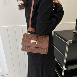 Summer New Trend Casual Fashion Handbags Women <b>Large</b> Capacity Crossbody <b>Bag</b> Ruched Simple Style <b>Shoulder</b> <b>Bag</b> PU Tanjing - Product Image 4