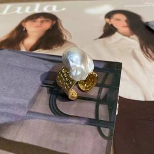 Soporte para Accesorios de Perlas DIY, Precioso Anillo de Plata S925 con Cuentas Redondas de 10-12 mm, Tamaño 6 mm y 8 mm, Fornituras de Plata, Modelo 10646 - Product Image 3