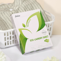 Feuilles de lessive biodégradables écologiques à marque privée, prix d'usine