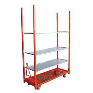 Carro de invernadero <span class=keywords><strong>con</strong></span> múltiples estantes Carro de flores <span class=keywords><strong>con</strong></span> <span class=keywords><strong>ruedas</strong></span> ampliamente utilizado en invernadero y vivero - Product Image 1