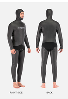 DIVESTAR LOGO personnalisé combinaison de natation Freedive en néoprène de haute qualité 3mm super extensible en peau lisse pour homme
