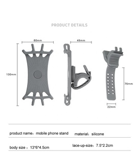 IRONDONKEY Bestseller Support de téléphone rotatif détachable à 360 degrés Clip de téléphone portable inséparable Vélos Accessoires de vélo mobiles - Product Image 4