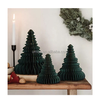 Décoration de lanterne en nid d'abeille - Boules de Noël en papier de qualité supérieure pour une décoration de fêtes durable