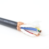Câble personnalisé en cuivre massif isolé en PVC, fil flexible pour applications industrielles et automobiles, 450V 5*4 mm