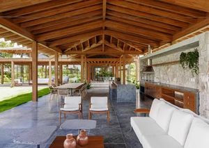 <span class=keywords><strong>Villa</strong></span> de luxe tropicale <span class=keywords><strong>avec</strong></span> <span class=keywords><strong>piscine</strong></span> en bois <span class=keywords><strong>avec</strong></span> espaces ouverts et cour pour des <span class=keywords><strong>vacances</strong></span> ou une vie toute l'année - Product Image 4