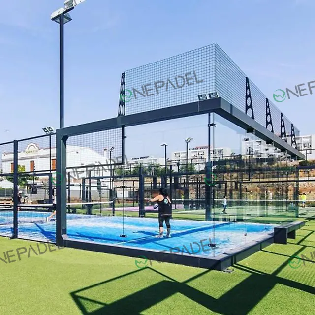 Explore The Horizon: Wholesale Panoramic Padel Court With Hot Dip Galvanized Steel From China