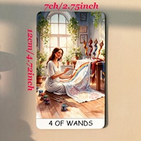 Vente en gros : Jeu de cartes de tarot Daily Hourglass, 78 cartes, imprimé en couleur sur papier, boîte plate écologique, guide PDF, faible MOQ personnalisé