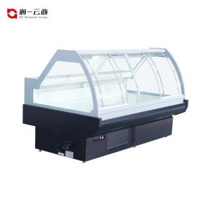 Pantalla de congelación profunda de temperatura única personalizada directa de fábrica, refrigerador, refrigeración por aire, escaparate comercial de carne para - Product Image 5