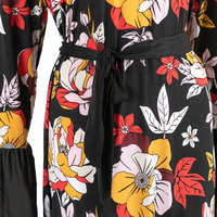 Robe à capuche pour femme, vêtement imprimé, style islamique, arabe, dubaï, maroc et autres