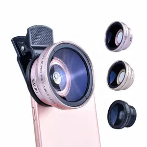 37mm 0.45X 49UV Super Wide Angle Fisheye Lens Mobile Phone Lens Super Macro HD Camera Lens Universal 60% breiteres sichtfeld