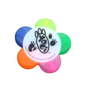Bolígrafos Resaltadores de Doble Cara con Forma de Flor, Multicolor, Bonitos, con Impresión UV y Logotipo Publicitario Personalizado, de Plástico, a Bajo Precio - Product Image 2