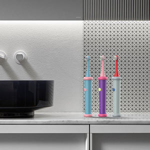 Commercio all'ingrosso di cura orale Logo personalizzato e pacchetto ricaricabile spazzolino elettrico dispositivo di pulizia dentale per i bambini - Product Image 4