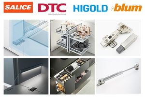 <span class=keywords><strong>Module</strong></span> en bois vestiaire ouvert en U avec coiffeuse - Product Image 5