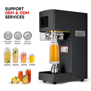 Máquina Selladora de Latas Automática Portátil con Bases Intercambiables para Latas de Bubble <span class=keywords><strong>Tea</strong></span>, Café y Jugo, Sellado Simple de un Solo Toque - Product Image 3