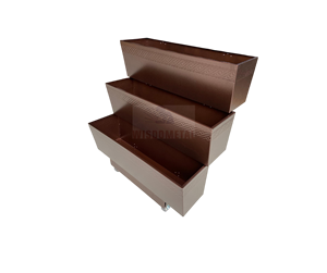 Pots de légumes personnalisés pour balcon chariot mobile à 3 niveaux pour la plantation de fleurs domestiques avec 4 roues et déplacement facile - Product Image 3