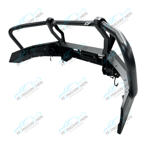 工厂批发帕杰罗NP300 LC100/LC200/LC150车型带发光二极管钢前杠的汽车前保险杠 - Product Image 4