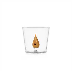 Bicchiere Tumbler Mezza Pera con Motivo Frutta e Fiori, 2 Pezzi Ichendorf - Product Image 1