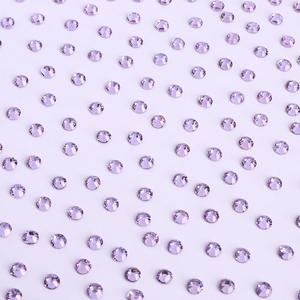 हॉट सेलिंग 1440 नाखून चार्म्स लैवेंडर ग्लास गैंडा गैंडे का ग्रेड 'ए' खाली फ्लैबैक नॉन हॉट फिक्स - Product Image 3