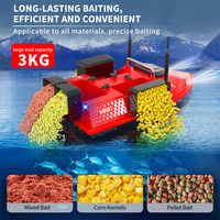 Bateau d'appâtage RC Flytec V803 Rouge à 4 compartiments et 2 vitesses pour la pêche à la carpe