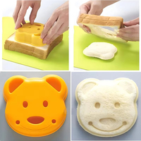 Sandwich Cutter Set für Kinder Kinder DIY süße Tiere Brot Toast Herstellung Formen Mini Bär Sandwich Maker Backwerk zeuge