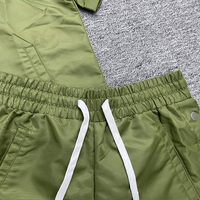 Ensemble short coupe-vent pour homme de qualité supérieure en gros, ensemble short coupe-vent pour homme, short en nylon pour homme, ensemble coupe-vent pour homme