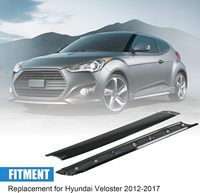 Kit de garnitures de montant A et de moulures de pare-brise (gauche/droite) de remplacement pour Hyundai Veloster 2012-2017 OLIVER OE 861702V000/861802V000