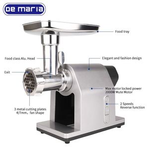 <span class=keywords><strong>Picadora</strong></span> de carne eléctrica para uso en restaurante, <span class=keywords><strong>picadora</strong></span> doméstica de 240V, gran oferta - Product Image 5