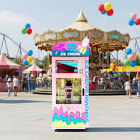 Machine à crème glacée molle automatique avec moteur pour usage commercial