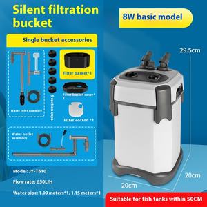 Filtro Externo Canister Ultra Silencioso 20dB - Controle de Algas em 3 Estágios e Vedantes Anti-Vazamento para Água Cristalina de Aquário - Product Image 4