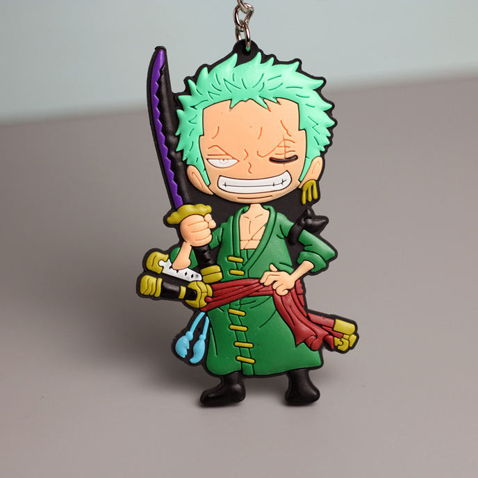 Car Key Accessories Cool Cartoon Piece Luffy Roronoa Zoro Chopper