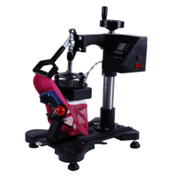 Nouvelle presse à chaud semi-automatique à plat WD pour casquettes, taille d'impression 8*15cm, machine électrique, garantie 3 ans, logo personnalisé pour chapeaux