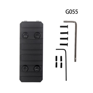 Óptica Duradera de Perfil Bajo con 5 Ranuras, Base de Aleación de Aluminio Negro Mate para Actividades Diarias de Caza y Observación al Aire Libre - Product Image 1