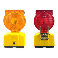 Feux de signalisation solaires LED de haute qualité pour cônes de circulation avec capteur jour/nuit