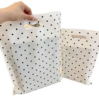 Bolsas de Compras Ecológicas con Diseño Personalizado, Bajo MOQ, Impresión Serigráfica en Plástico para Empaque de Ropa o Calzado con Logotipo