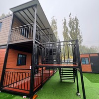 Petite maison modulaire de conteneur de 20 pieds directe d'usine pour des conceptions contemporaines