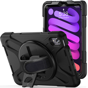 Custodia Robusta Antiurto con Supporto per Tablet <span class=keywords><strong>iPad</strong></span> <span class=keywords><strong>Mini</strong></span> <span class=keywords><strong>6</strong></span> <span class=keywords><strong>Mini</strong></span> 7 A17 Pro con Tracolla e Fascia da Polso - Product Image 2
