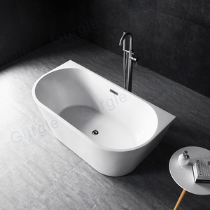 Acrilico un lato <span class=keywords><strong>contro</strong></span> il muro. Vasca da bagno indipendente per 1 persona - Product Image 4