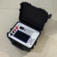 20A 10A 5A 1A 200mA 100mA ≤10mA Penguji Resistansi Gulungan Transformator DC 6 Tingkat Arus Resolusi 0.1μΩ Penyimpanan Data LCD