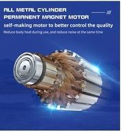 Manufacture DC 12V Metal Portable Air Compressor with Tire Pressure Monitor Single Cylinder Tire Inflator Air Pump