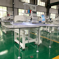 Vente en gros Machine à broder industrielle informatisée à tête unique Nouvelle machine à broder 1201/1501 à une tête pour casquettes et chemises Bon marché