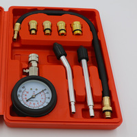Juego de Herramientas para Reparación de Automóviles, Medidor de Presión de Bomba de Combustible para Motor de Gasolina, Medidor de Compresión