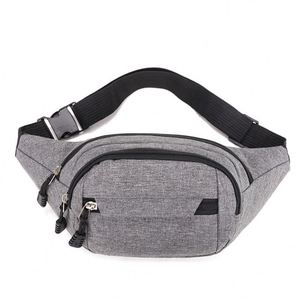 Unisex <b>Large</b> Capacity Zipper Closure Sports Mobile Phone Wallet Waist Bag for Cashier - Product Image 2