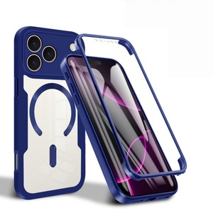 Funda Protectora 360° para iPhone 16 15 14 13 12 Pro Max, Doble Cara, Transparente, de TPU y Cristal Templado, Protección Total Contra Impactos - Product Image 5